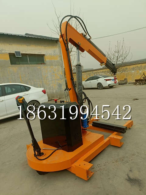 赤城县自卸车厢随车吊 自制轮式四不像起重机 四驱平板吊 5吨 贵盛